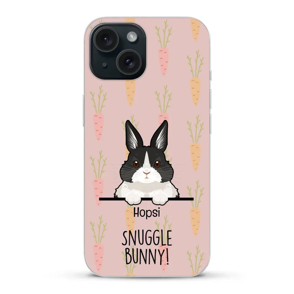 Snuggle bunny - Personalised Phone Case