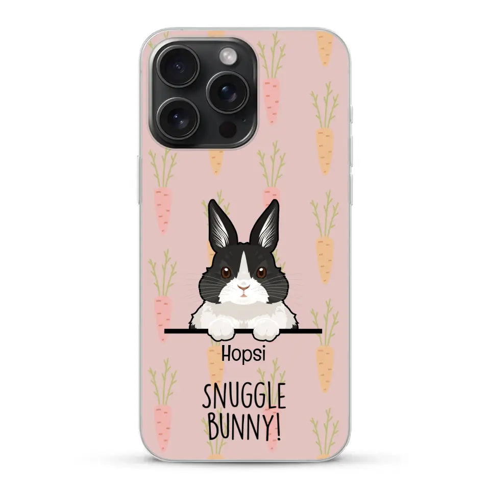 Snuggle bunny - Personalised Phone Case