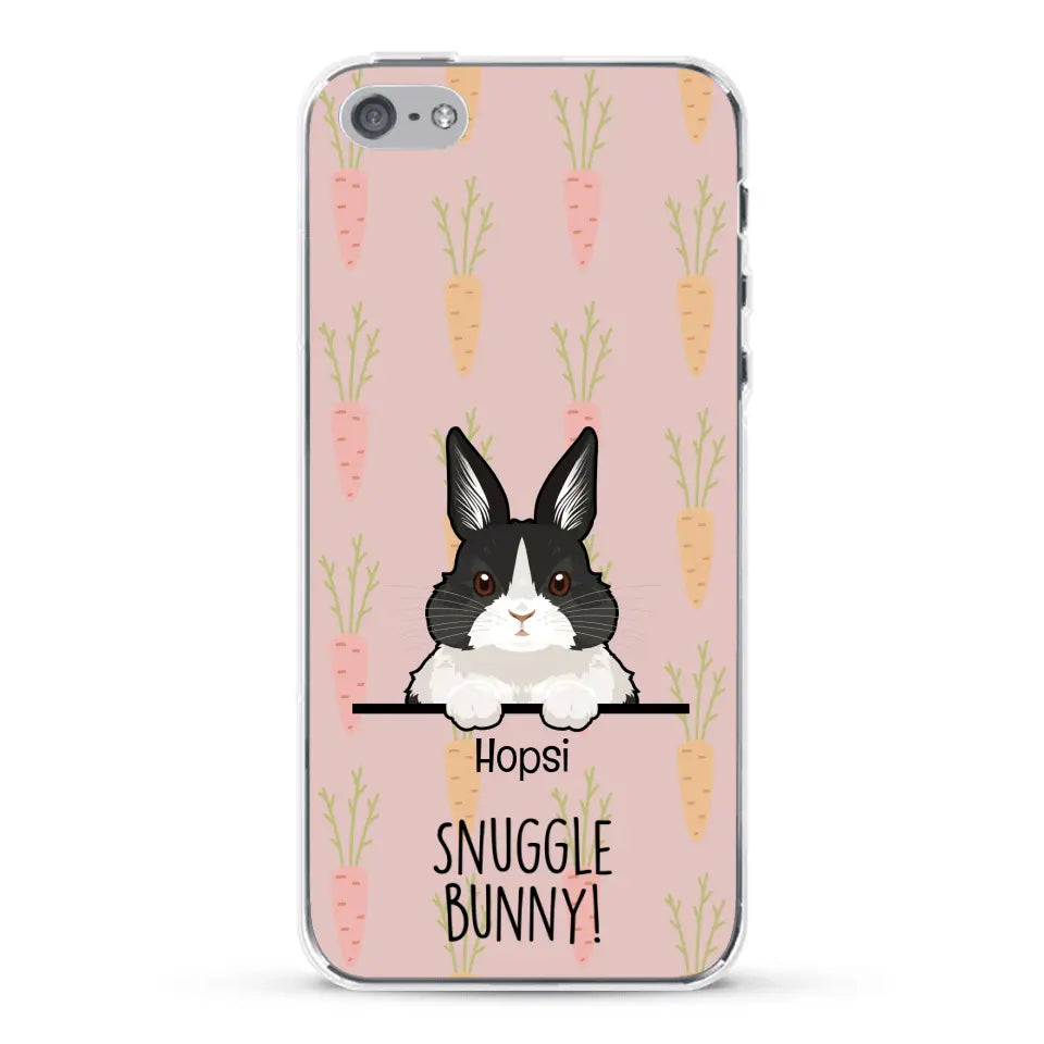 Snuggle bunny - Personalised Phone Case