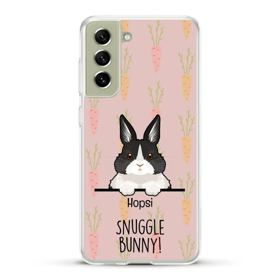 Snuggle bunny - Personalised Phone Case