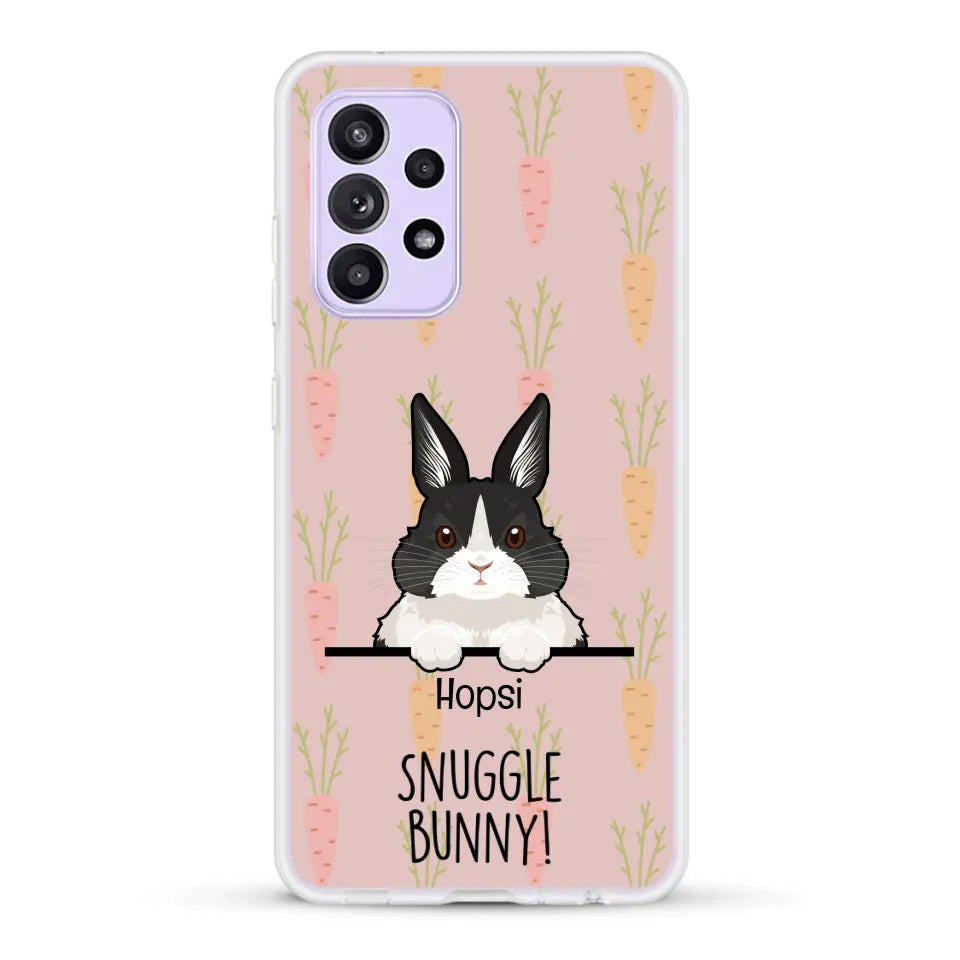 Snuggle bunny - Personalised Phone Case