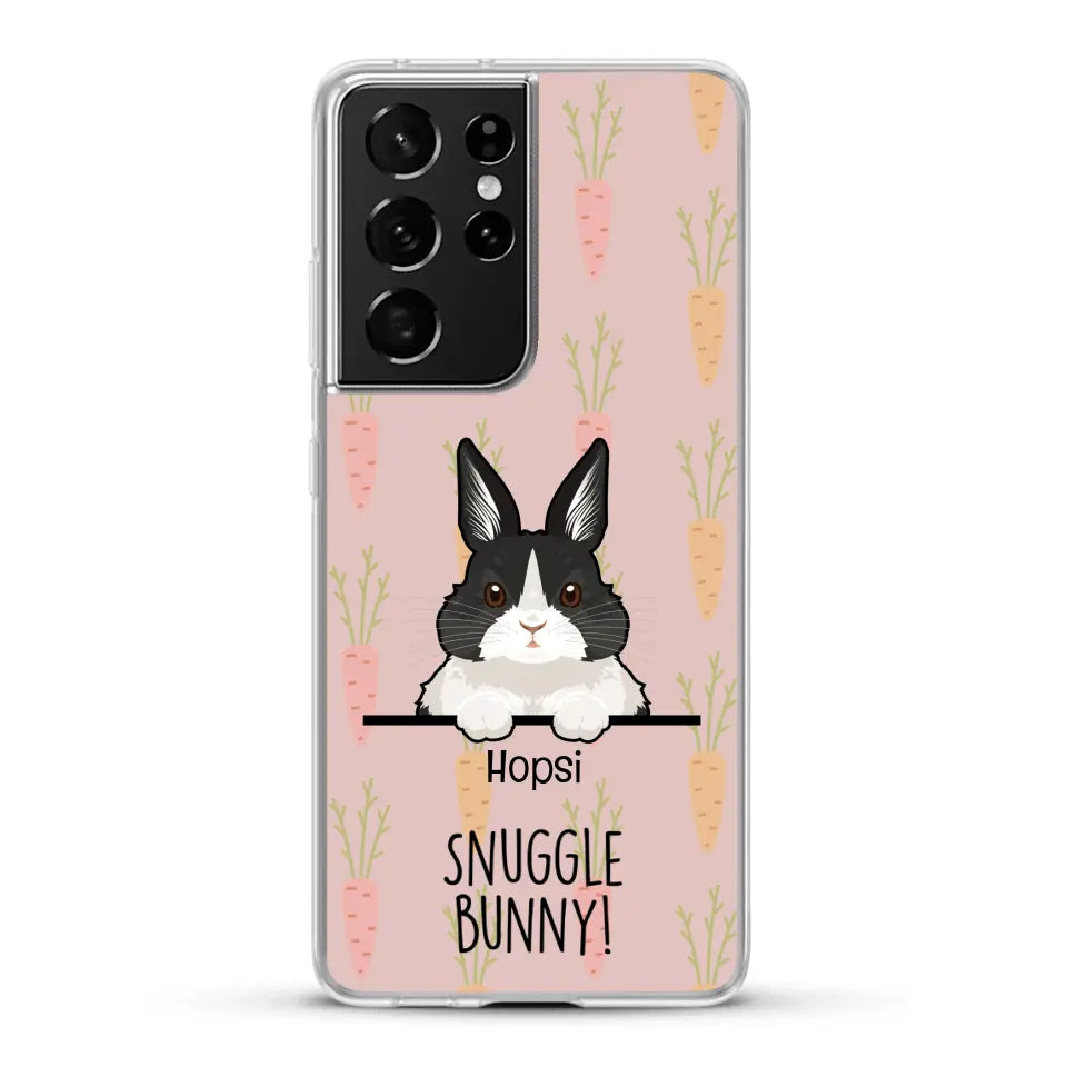 Snuggle bunny - Personalised Phone Case