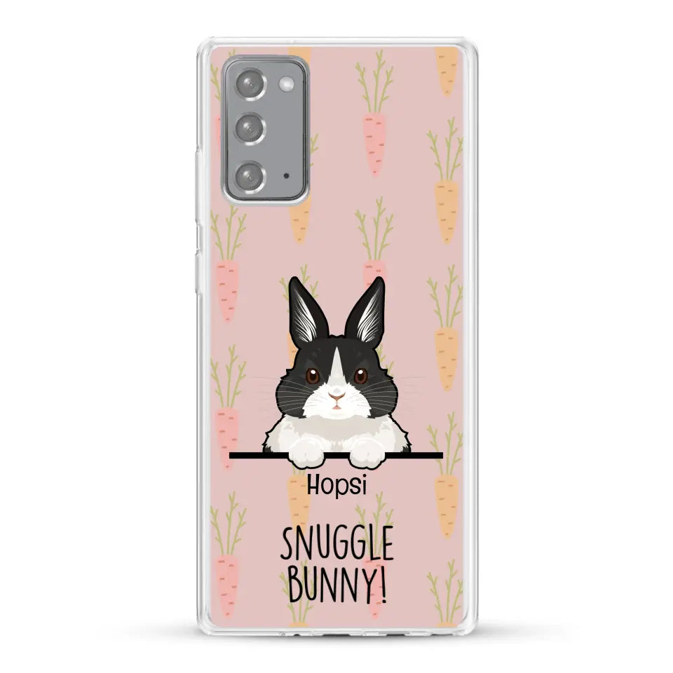 Snuggle bunny - Personalised Phone Case