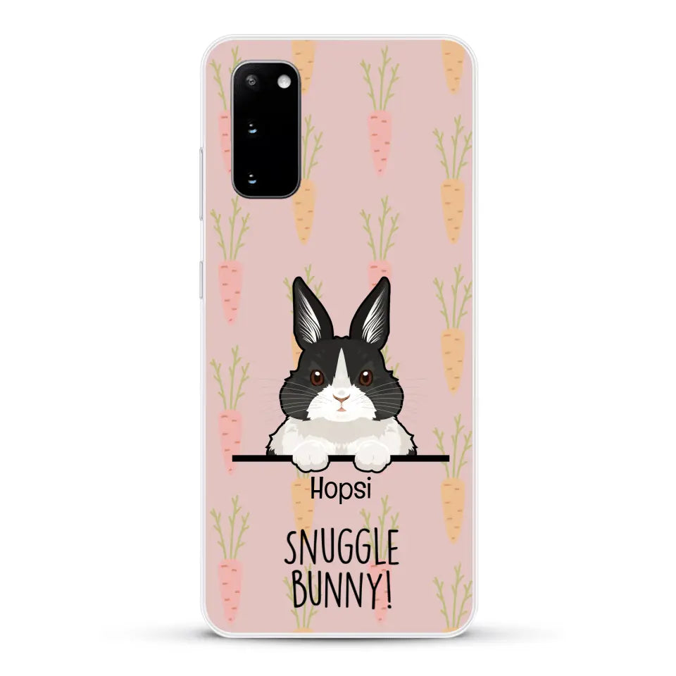 Snuggle bunny - Personalised Phone Case