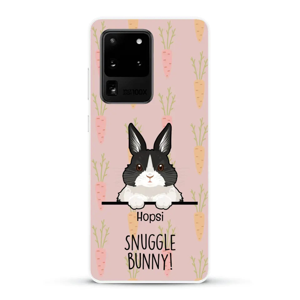 Snuggle bunny - Personalised Phone Case