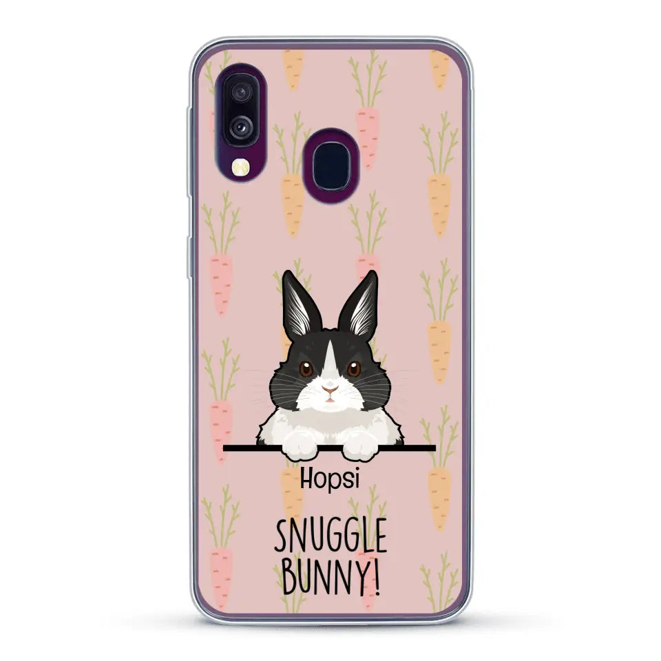 Snuggle bunny - Personalised Phone Case