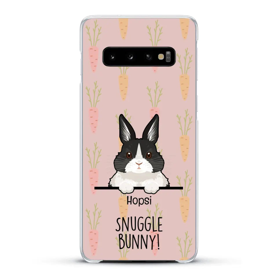 Snuggle bunny - Personalised Phone Case