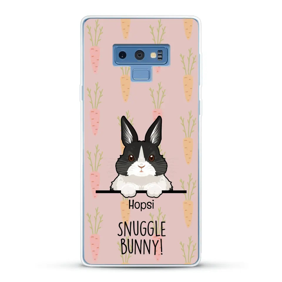 Snuggle bunny - Personalised Phone Case