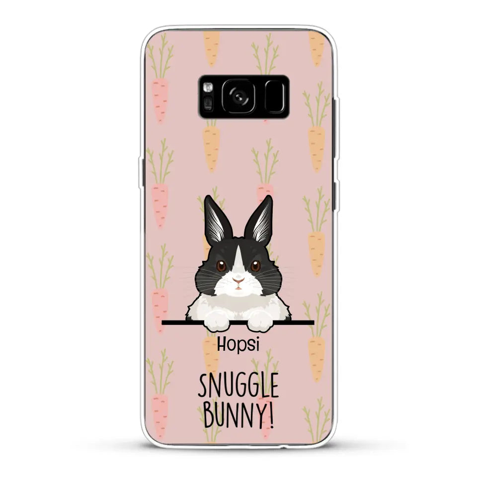 Snuggle bunny - Personalised Phone Case