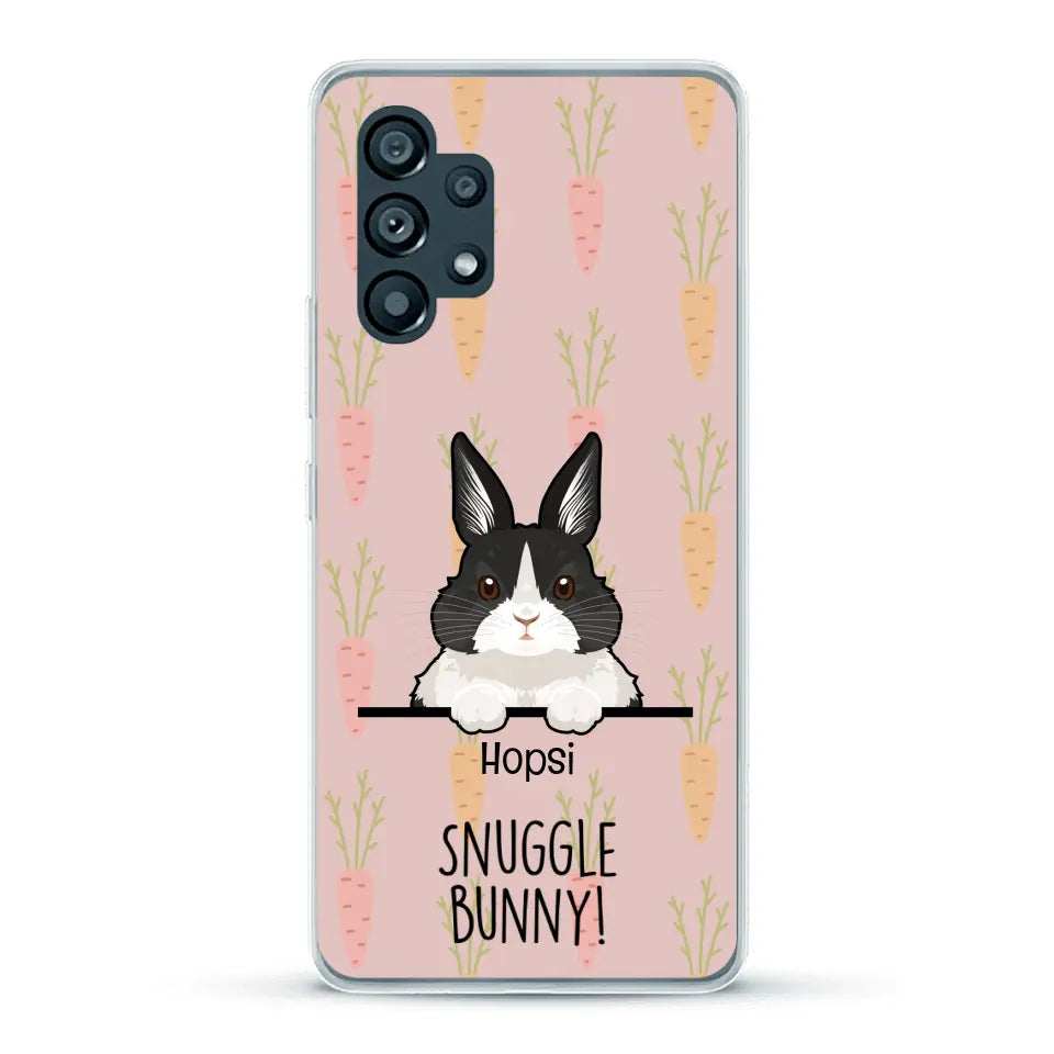 Snuggle bunny - Personalised Phone Case