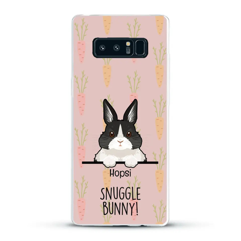 Snuggle bunny - Personalised Phone Case