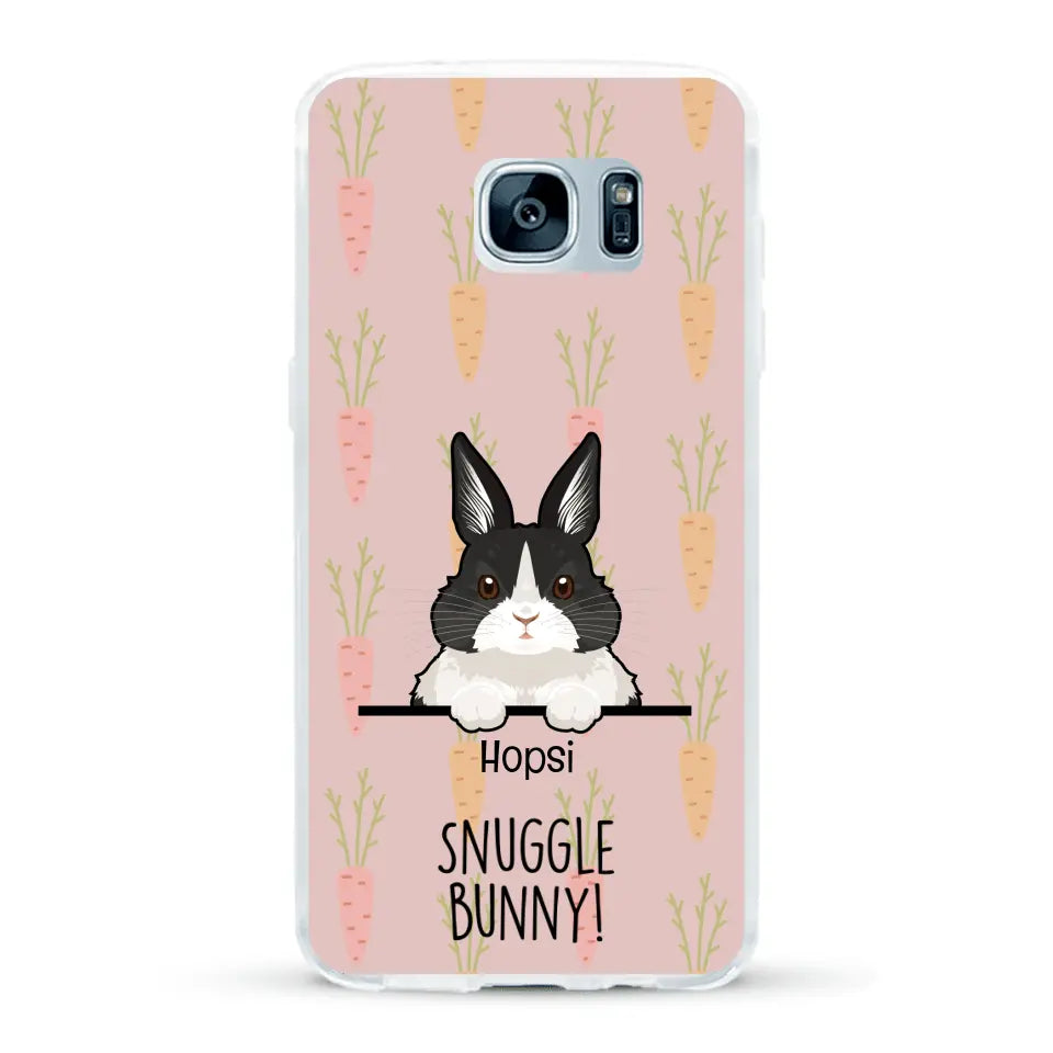 Snuggle bunny - Personalised Phone Case