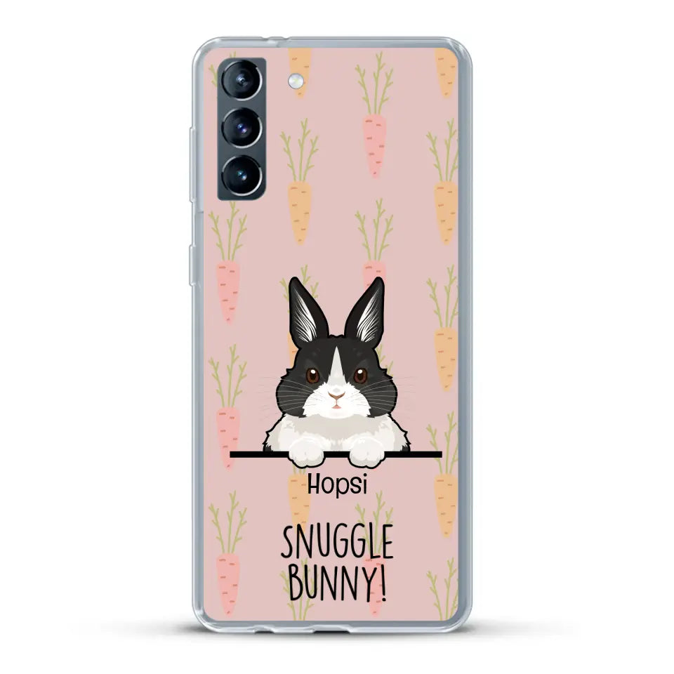 Snuggle bunny - Personalised Phone Case