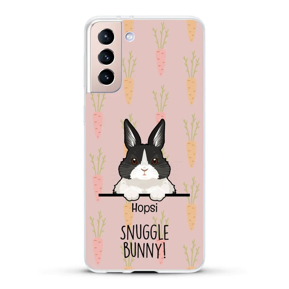 Snuggle bunny - Personalised Phone Case