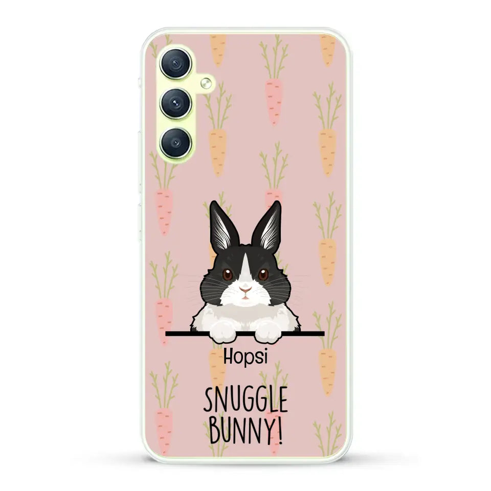 Snuggle bunny - Personalised Phone Case