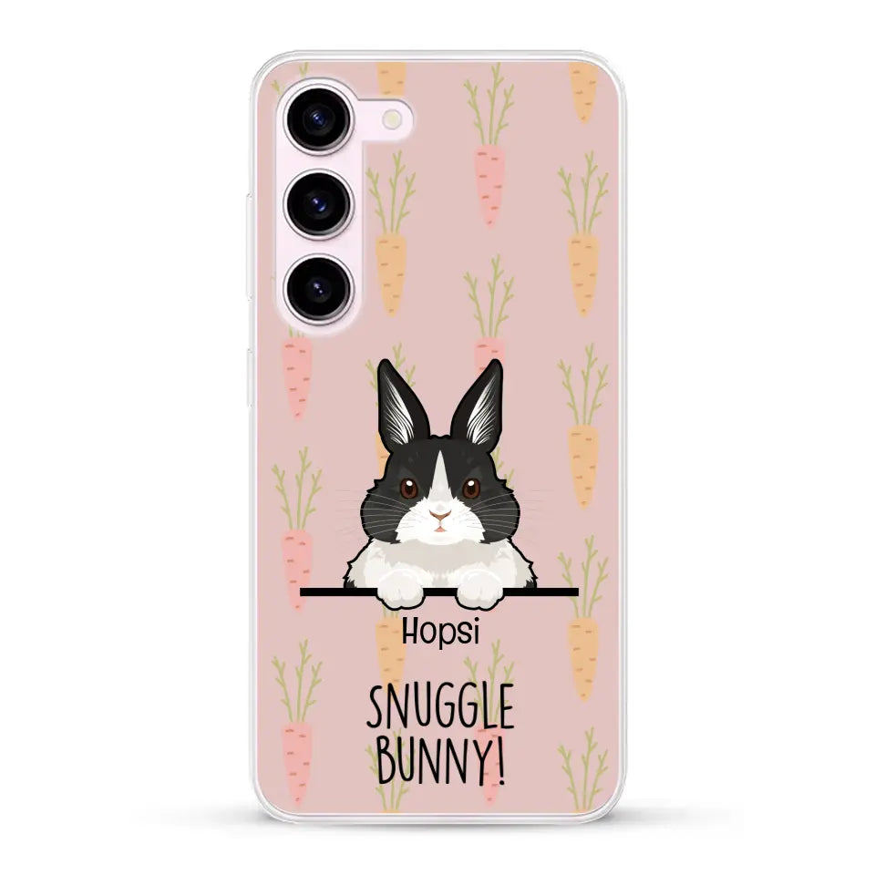 Snuggle bunny - Personalised Phone Case