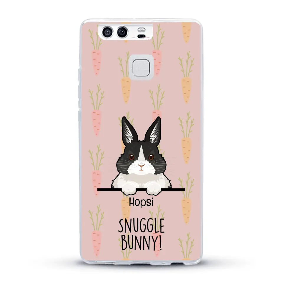 Snuggle bunny - Personalised Phone Case