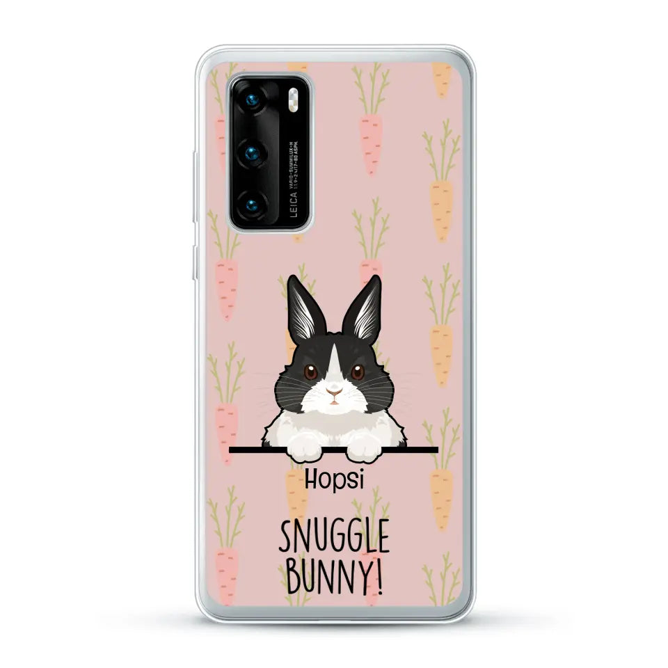 Snuggle bunny - Personalised Phone Case