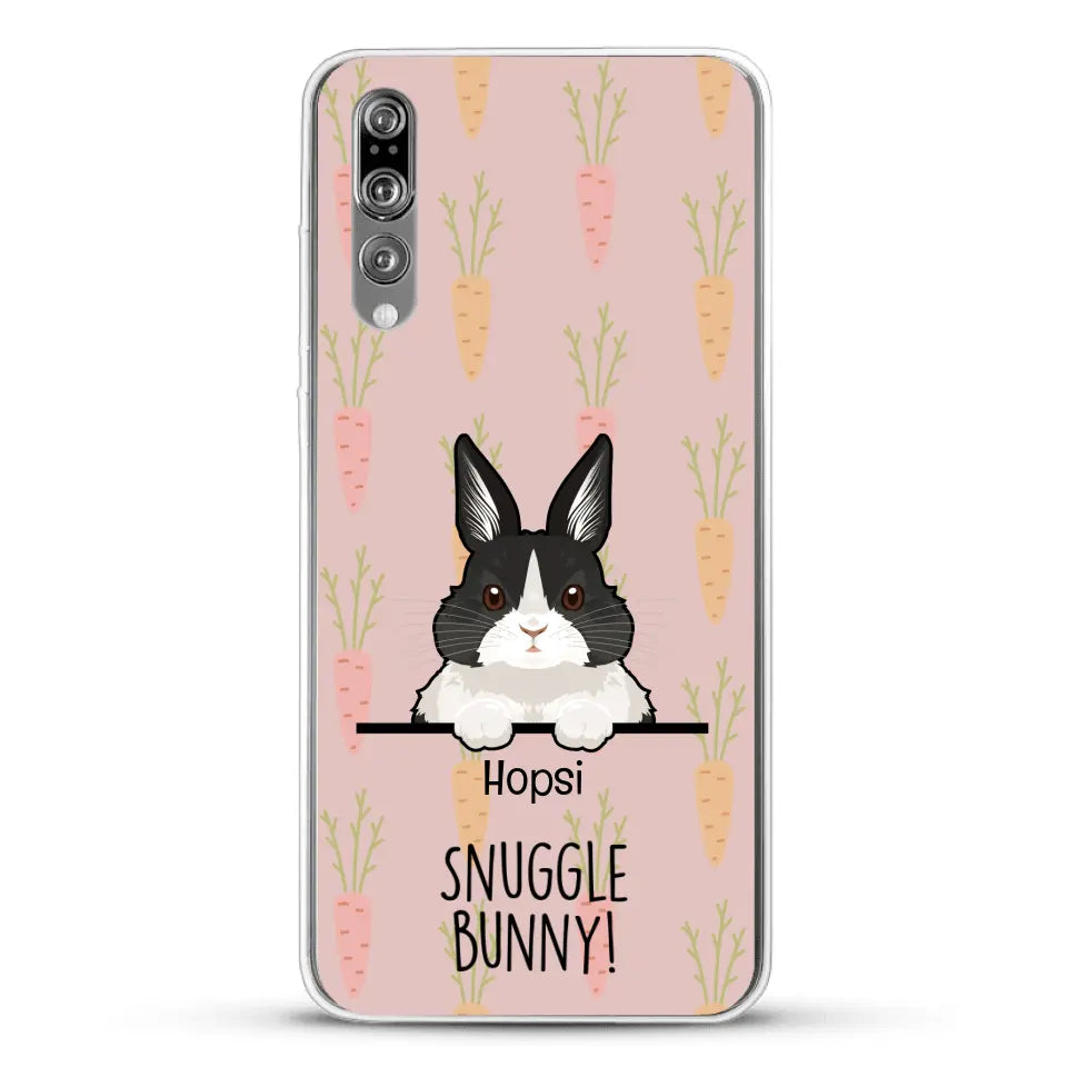 Snuggle bunny - Personalised Phone Case