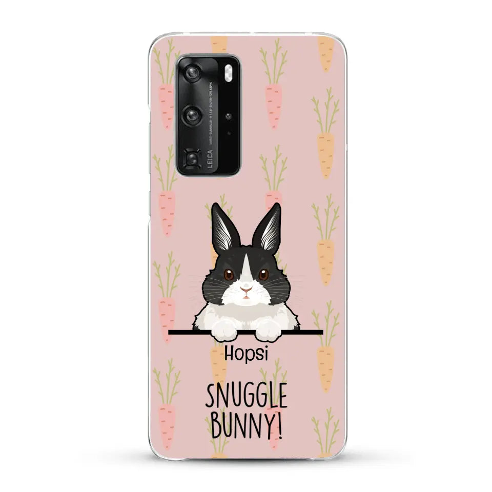 Snuggle bunny - Personalised Phone Case