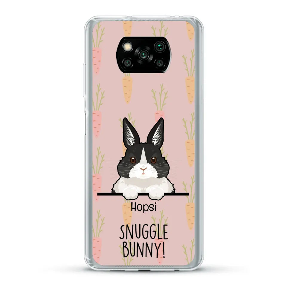 Snuggle bunny - Personalised Phone Case