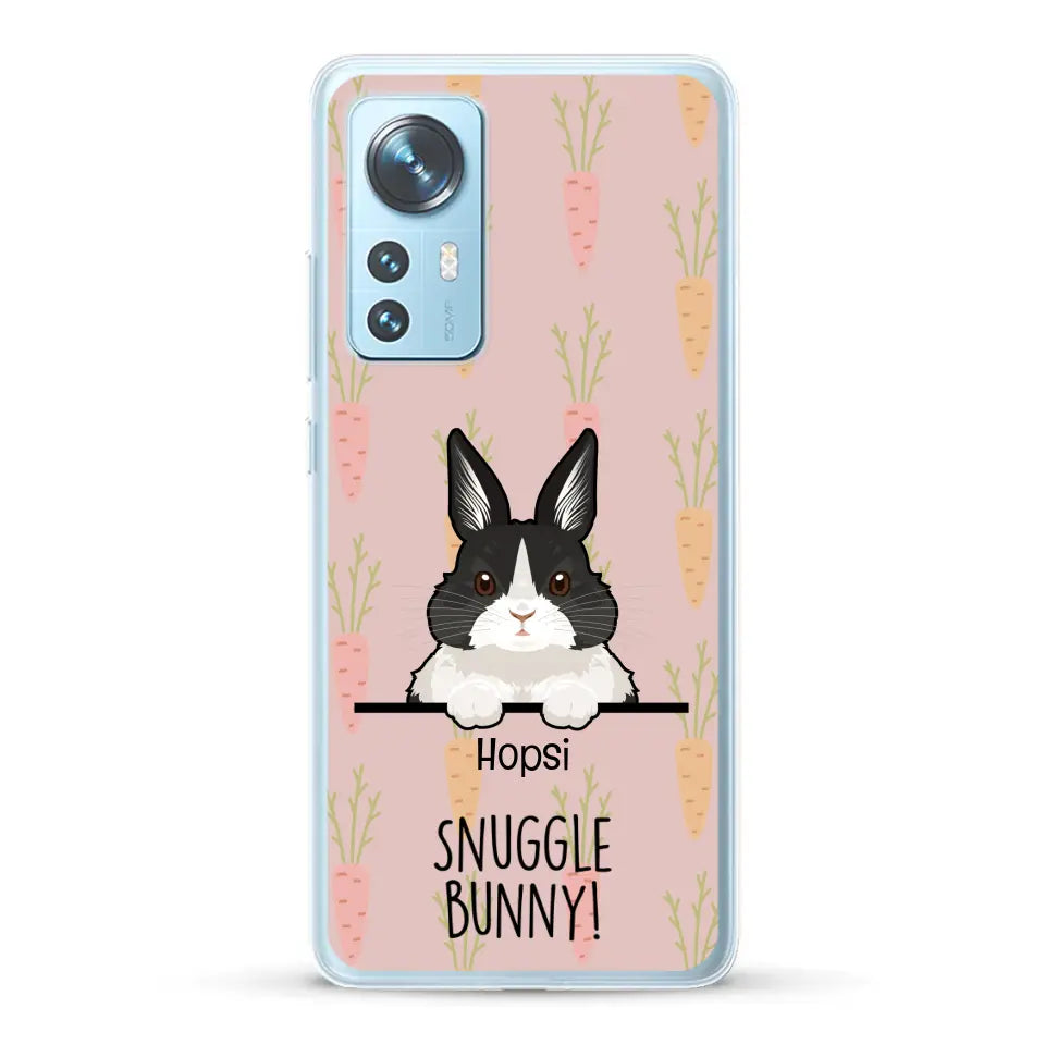 Snuggle bunny - Personalised Phone Case