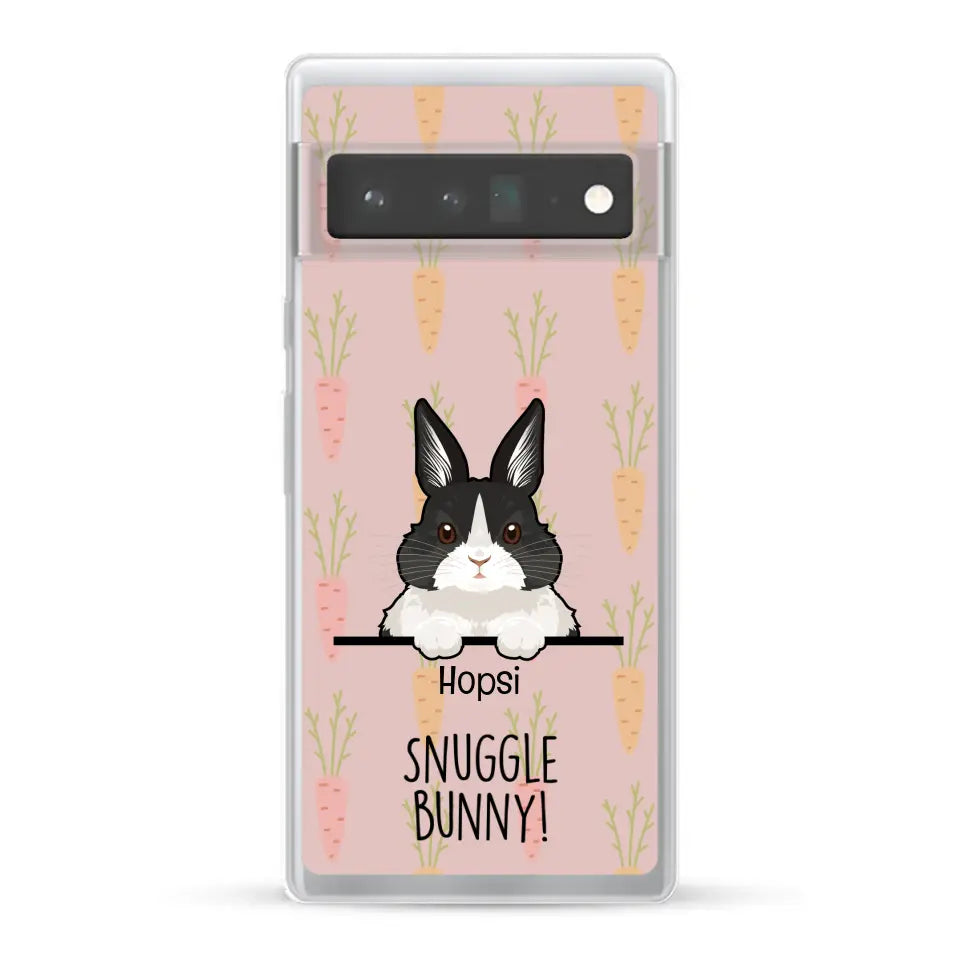 Snuggle bunny - Personalised Phone Case