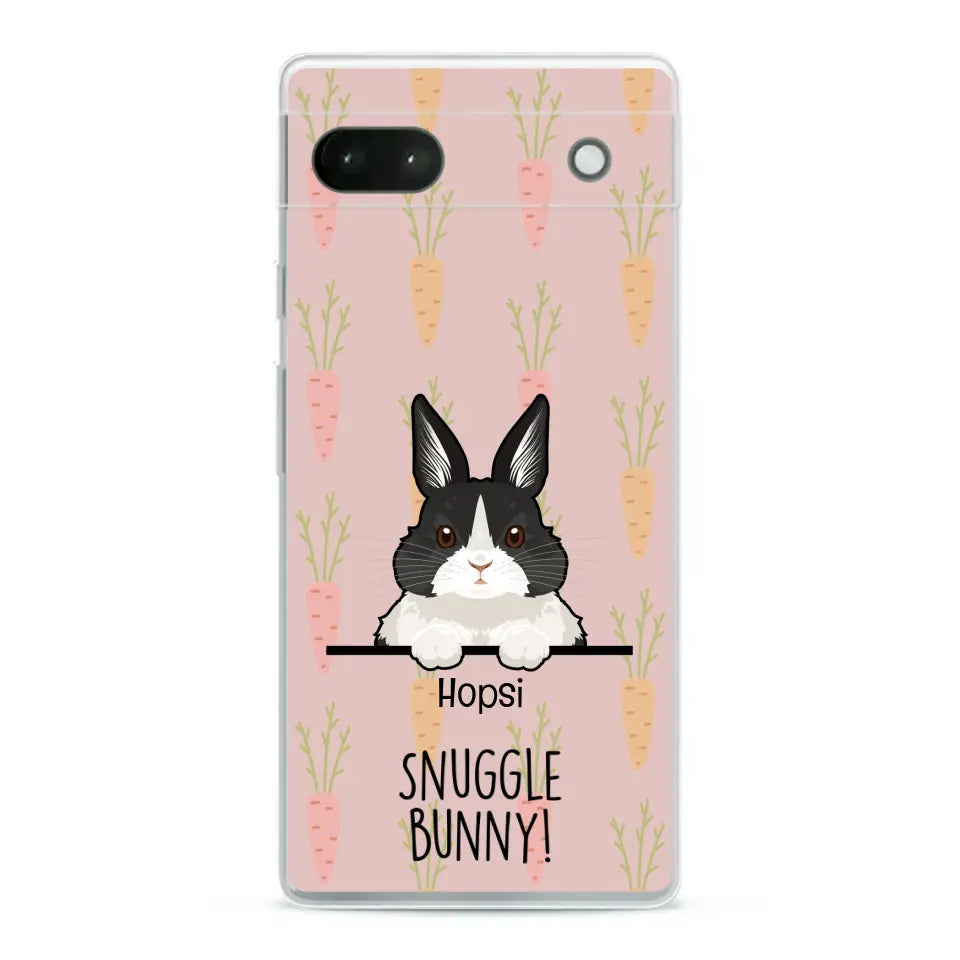 Snuggle bunny - Personalised Phone Case