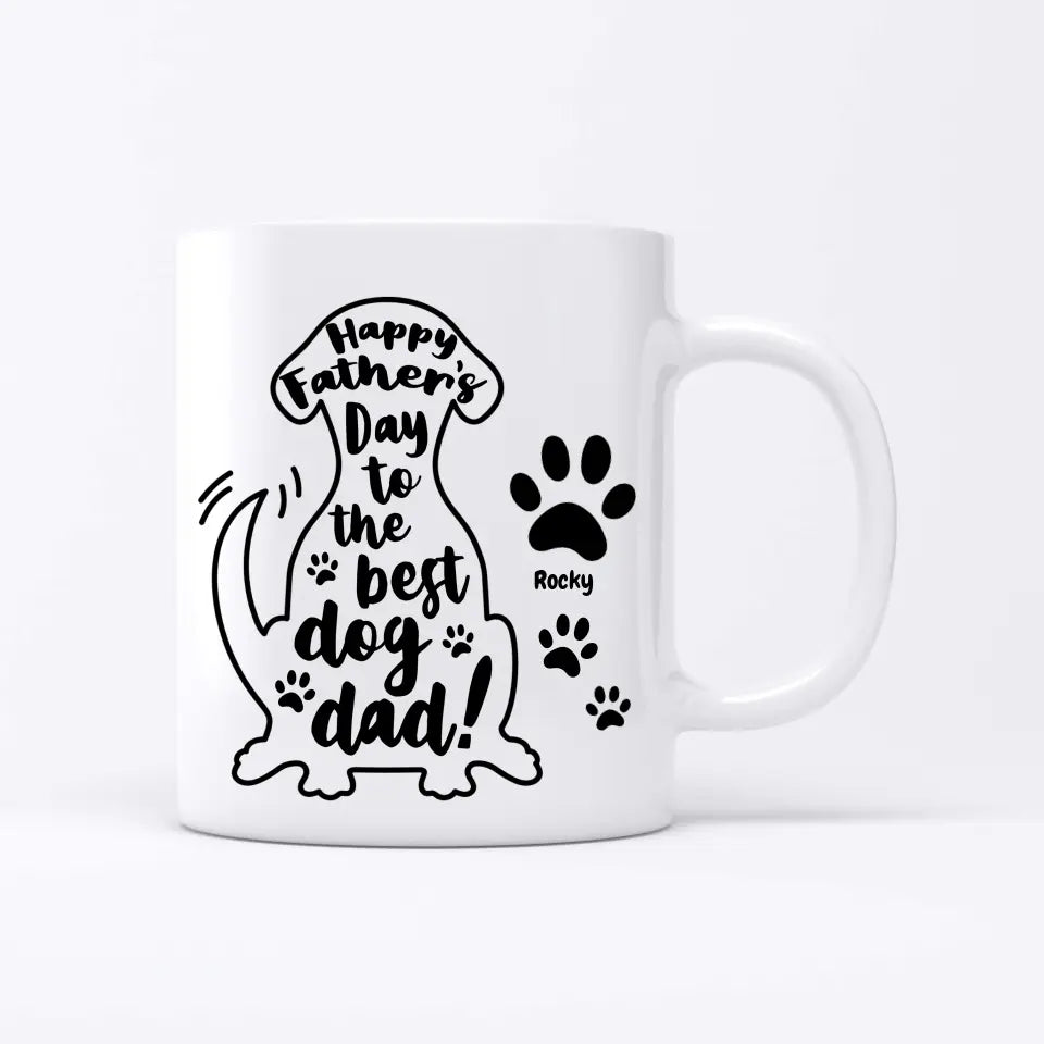 Best dog dad  - Personalised mug