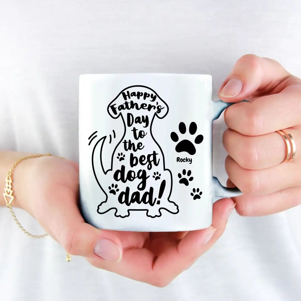 Best dog dad  - Personalised mug
