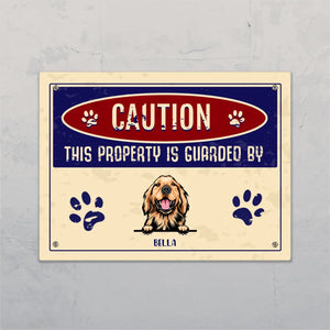 Caution - Personalised Door Sign - Featured Image
