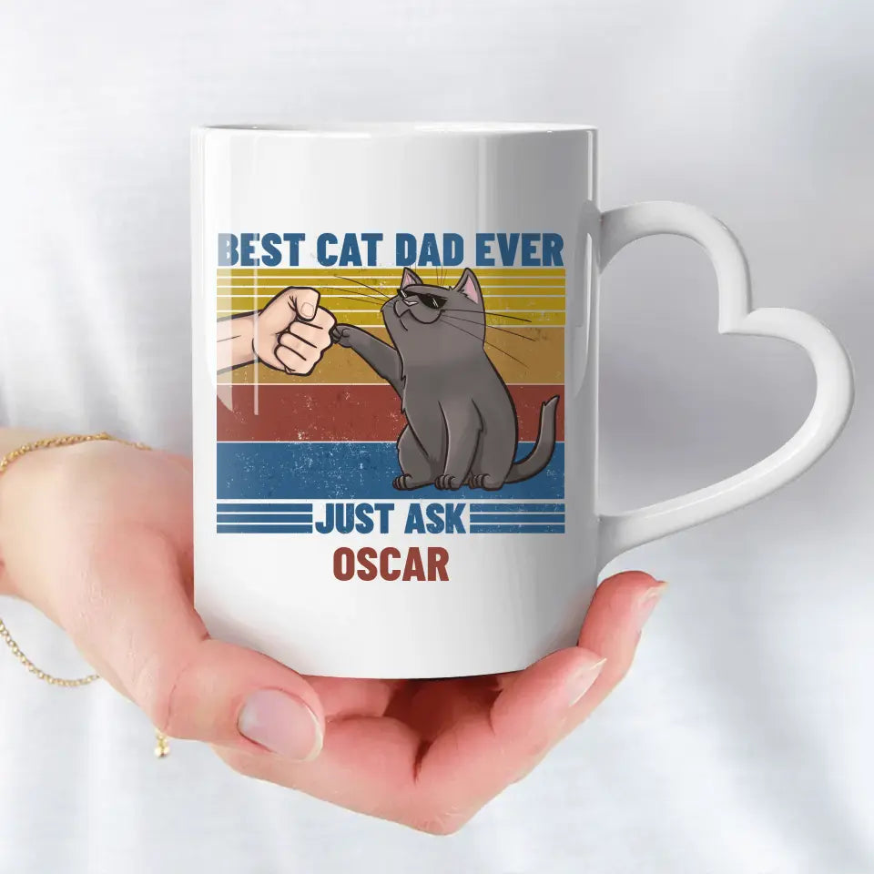 Best cat dad ever - Personalised mug