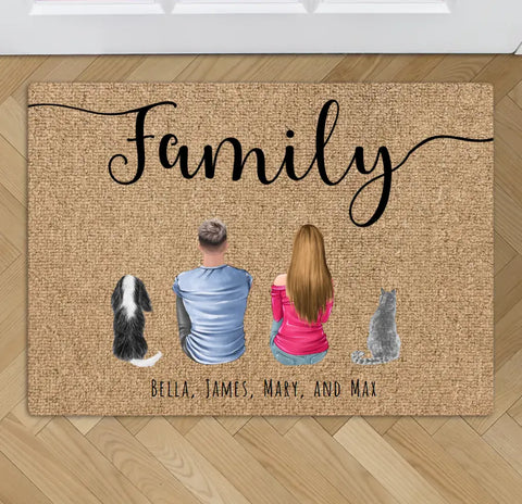 Couple - Personalised Doormat - Featured Image