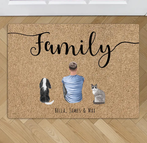 My family - Personalised Doormat - Featured Image