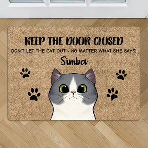 Curious cats - Personalised Doormat - Featured Image