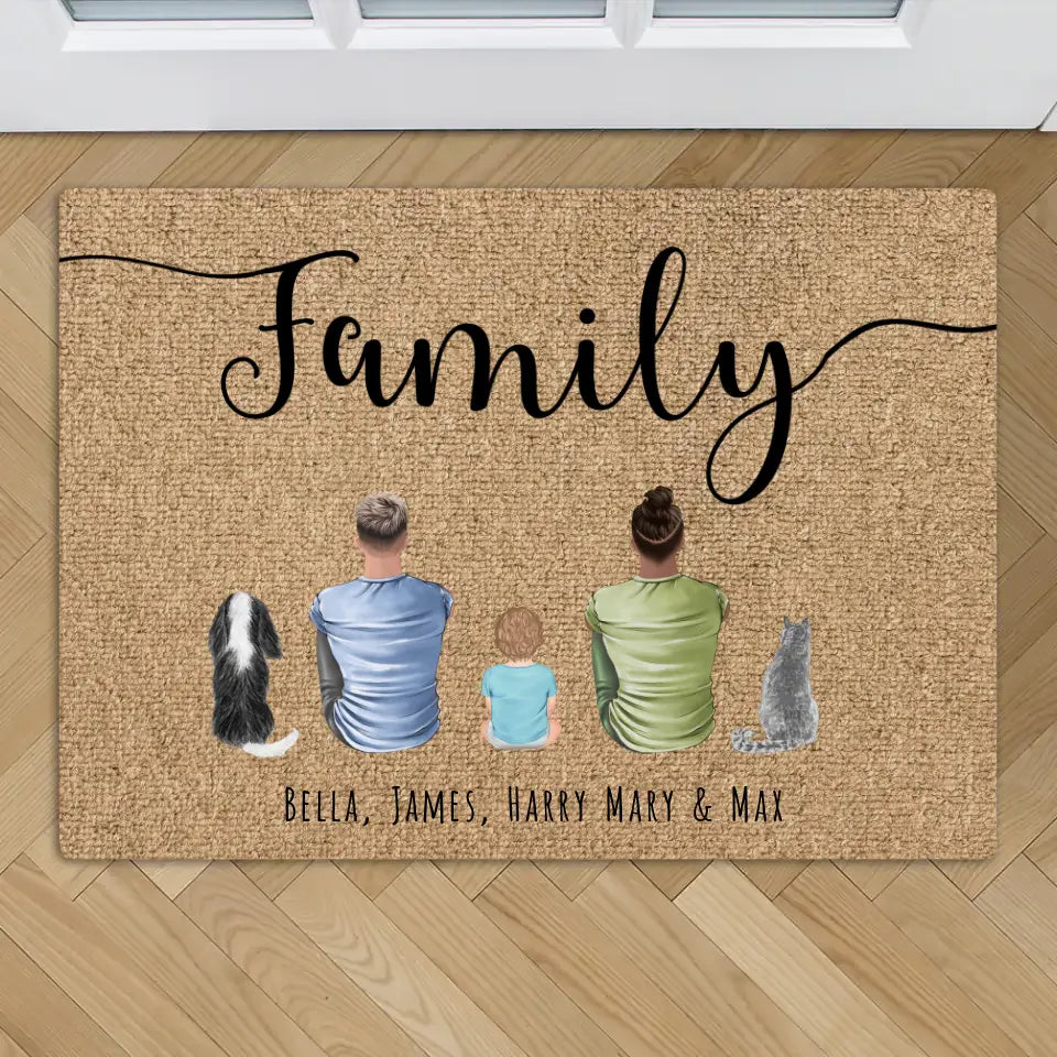 LGBTQ+ Family - Personalised doormat