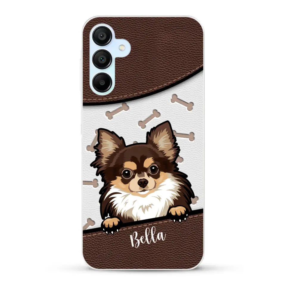 Pet leather look - Personalised Phone Case