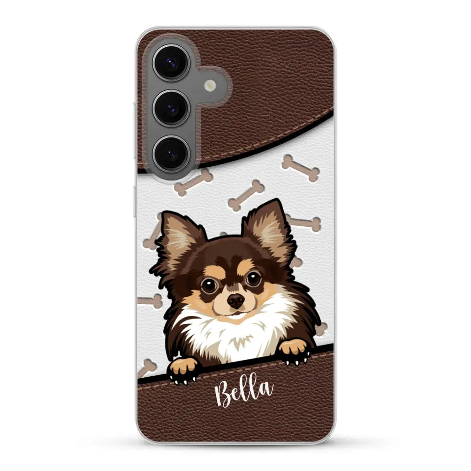 Pet leather look - Personalised Phone Case