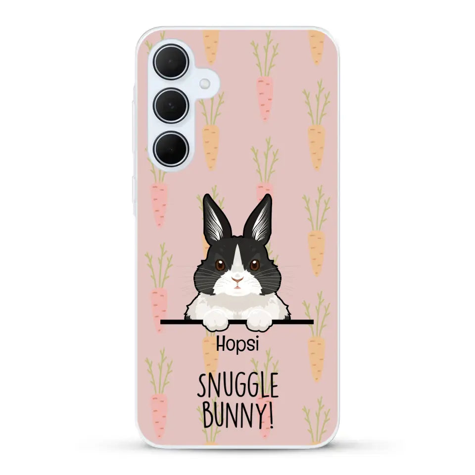 Snuggle bunny - Personalised Phone Case