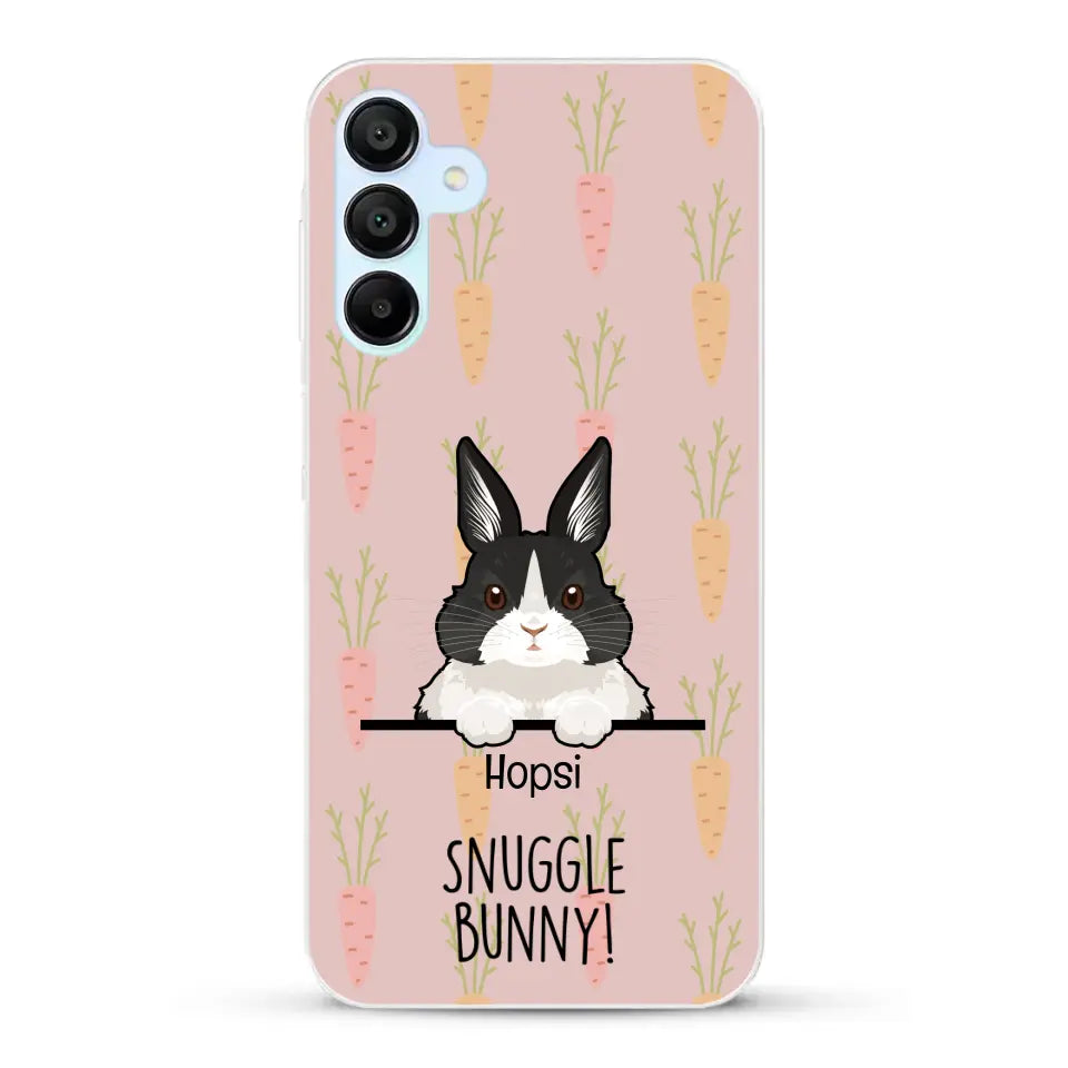 Snuggle bunny - Personalised Phone Case