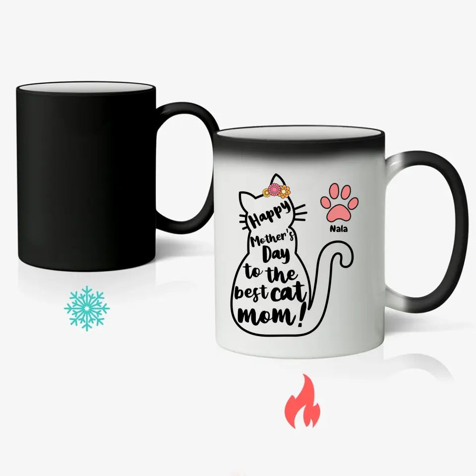 Best Cat Mom - Personalised Mug