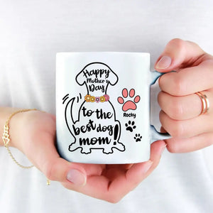 Best Dog Mom - Personalised Mug - Featured Image