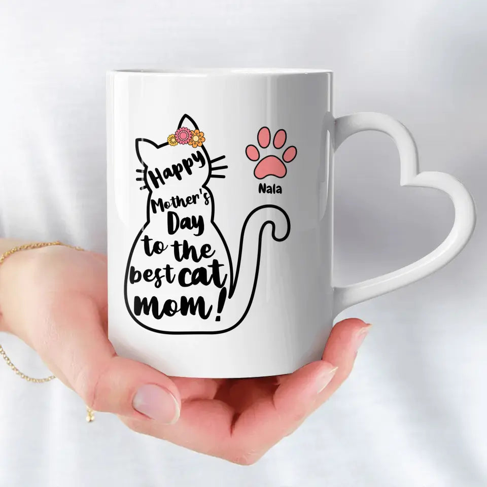 Best Cat Mom - Personalised Mug