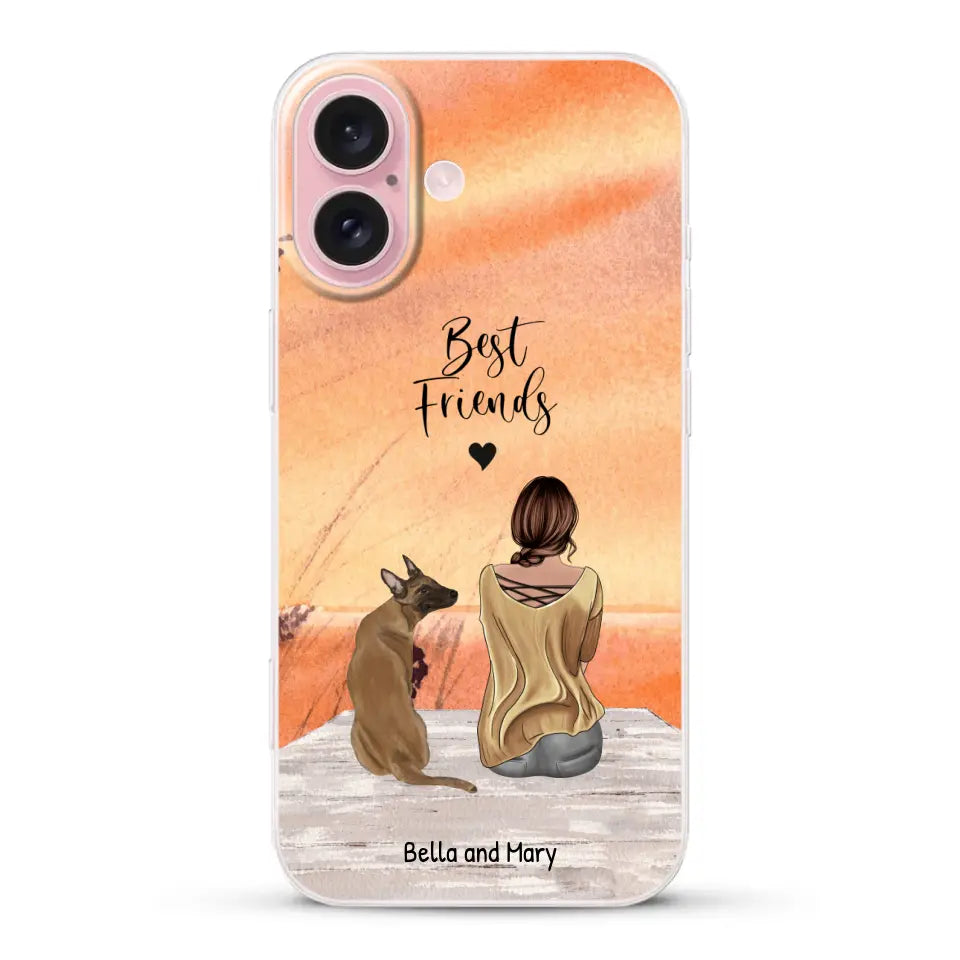 Together with my pet - Personalised Phone Case