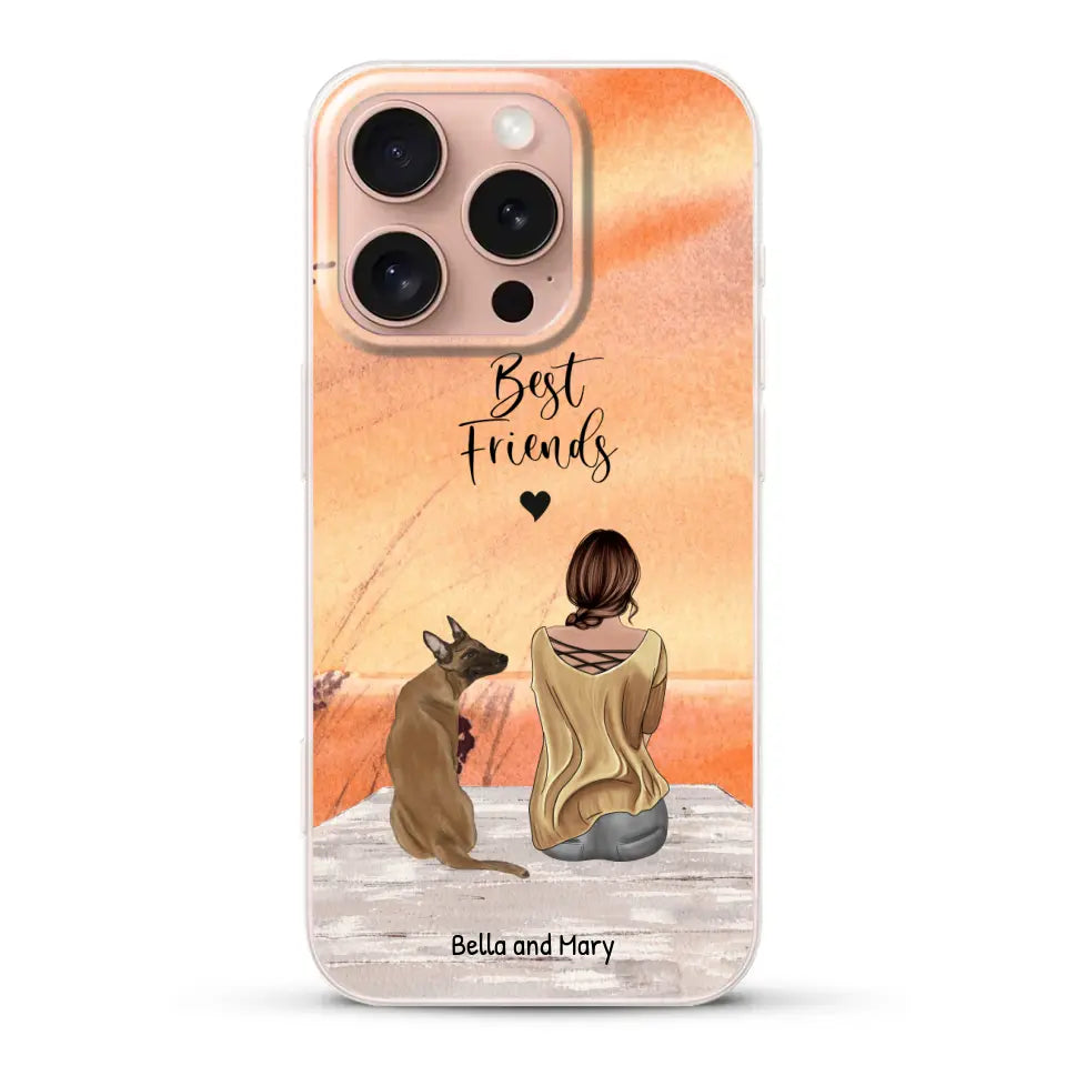 Together with my pet - Personalised Phone Case