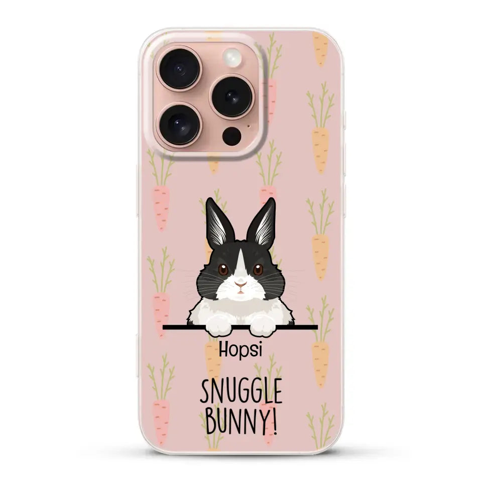 Snuggle bunny - Personalised Phone Case