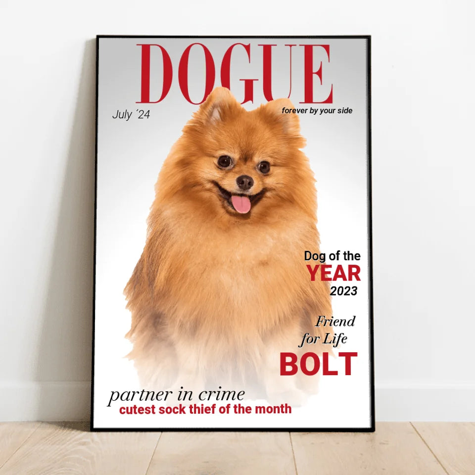 Dogue - Personalised Poster