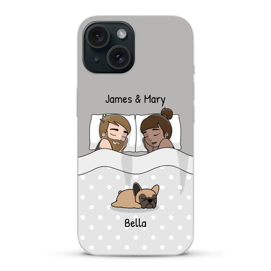 Cuddles with pets - Personalised Phone Case