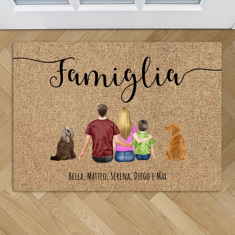 Famiglia – Zerbino personalizzato - Featured Image