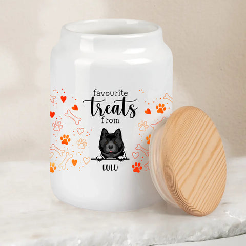 Favourite treats - Personalised Treat Jar - Featured Image